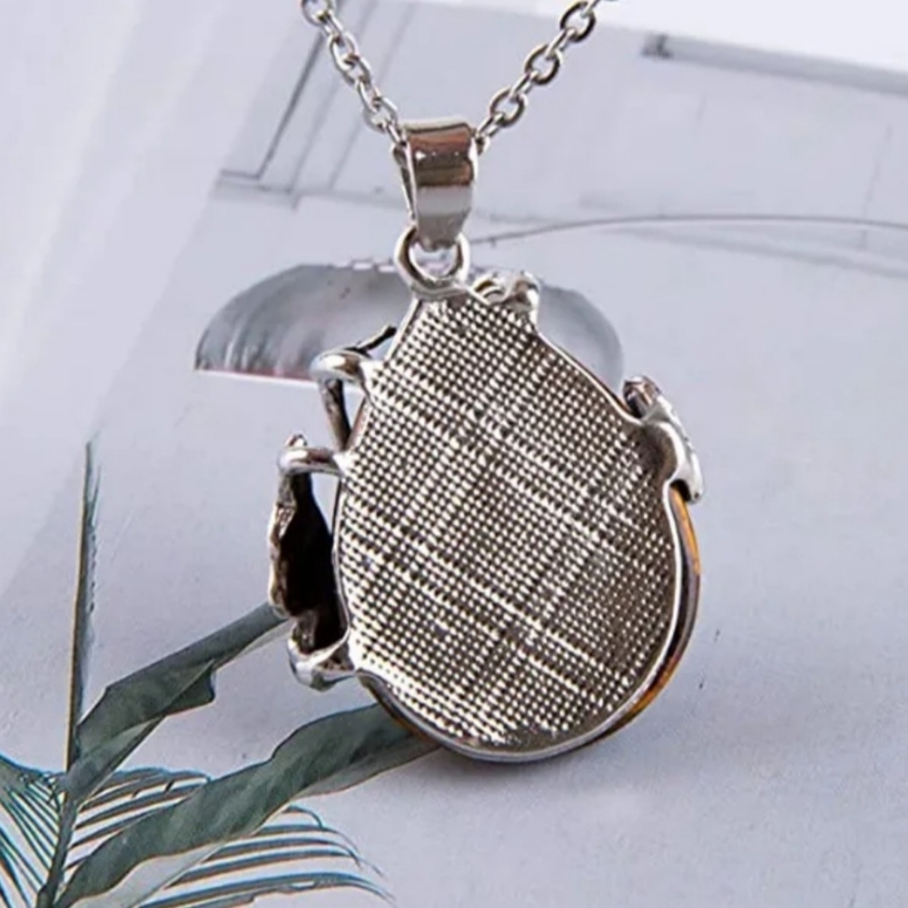 New Butterfly Opal Water Drop Necklace - Picture 3 of 3